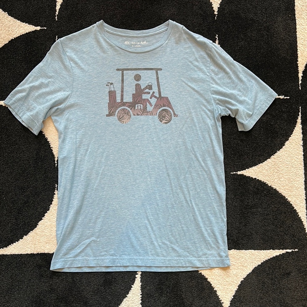 Travis Mathew Golf cart tee